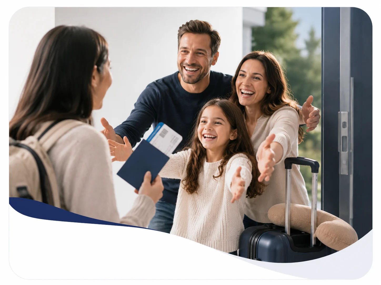 Visit visa support for family travel