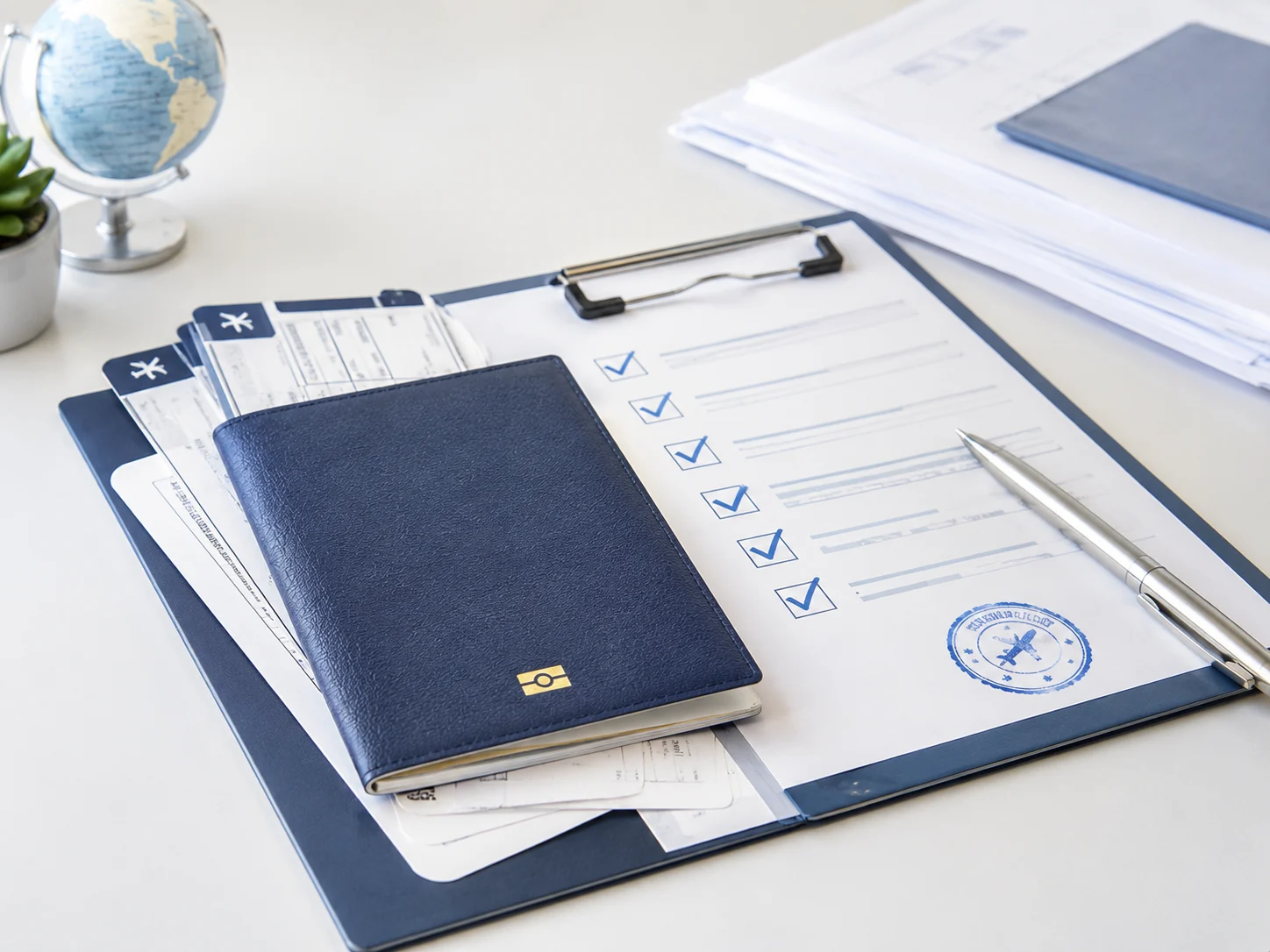 Visa document checklist and application support
